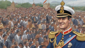 Rey de España es recibido con honores a su llegada a Cali para posesión de Abelardo de la Espriella