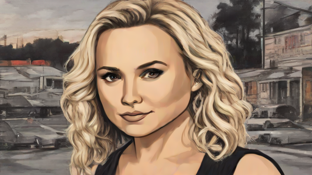 Ilustración editorial sobre sociedad: Muere Hayden Panettiere a los 36 años, actriz de Scream y Nashville