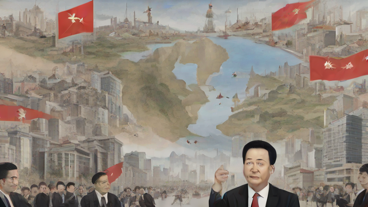 Ilustración editorial sobre sociedad: China: Condenan a cadena perpetua al fundador de Evergrande