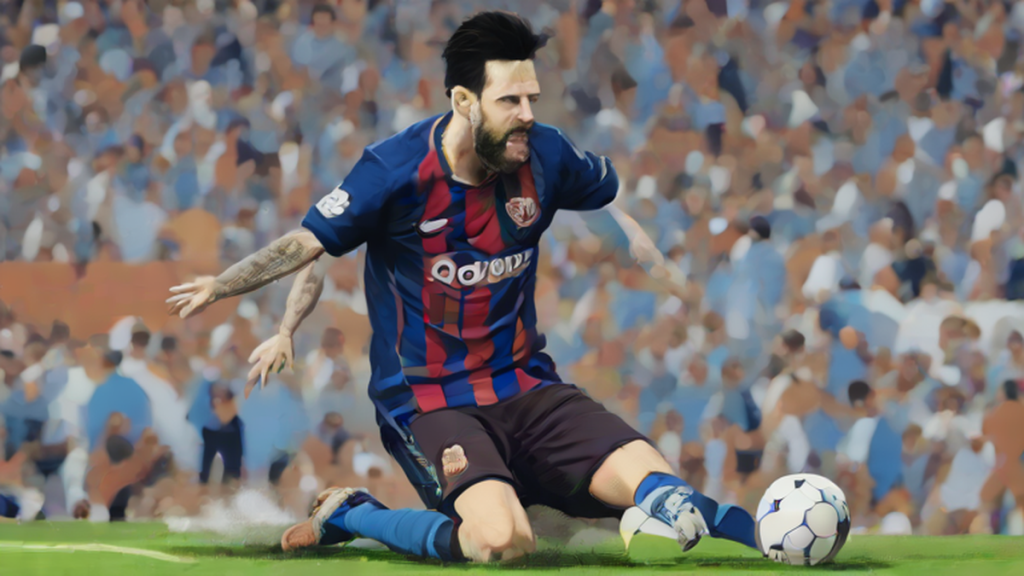 Ilustración editorial sobre deportes: Messi regresa a la cancha con Inter Miami tras el fallecimiento de su padre