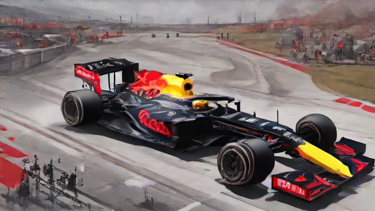 Ilustración editorial sobre sociedad: Verstappen renueva con Red Bull hasta 2030