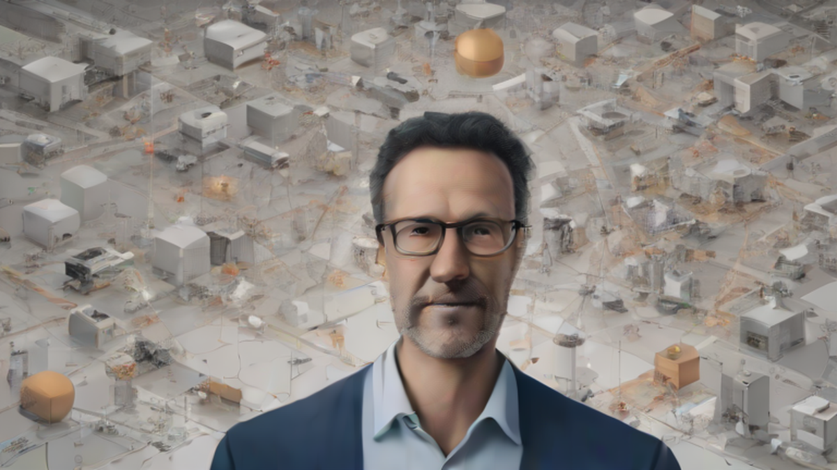 Ilustración editorial sobre sociedad: Anthropic y OpenAI piden frenar el desarrollo de la IA por riesgos existenciales