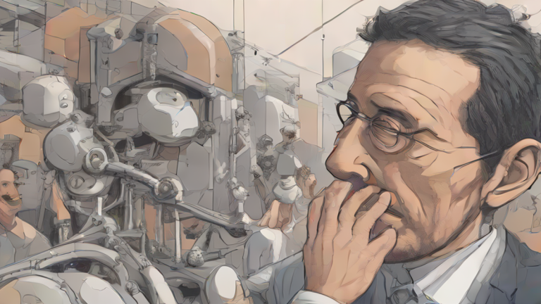 Ilustración editorial sobre seguridad: Anthropic y OpenAI piden frenar el ritmo de IA para evitar riesgos