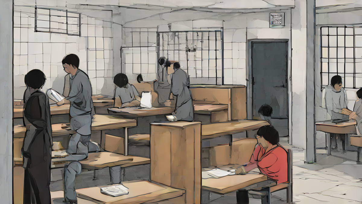 Ilustración editorial sobre sociedad: Nuevo régimen penal juvenil entra en vigencia: menores de 14 años podrán ser juzgados por delitos